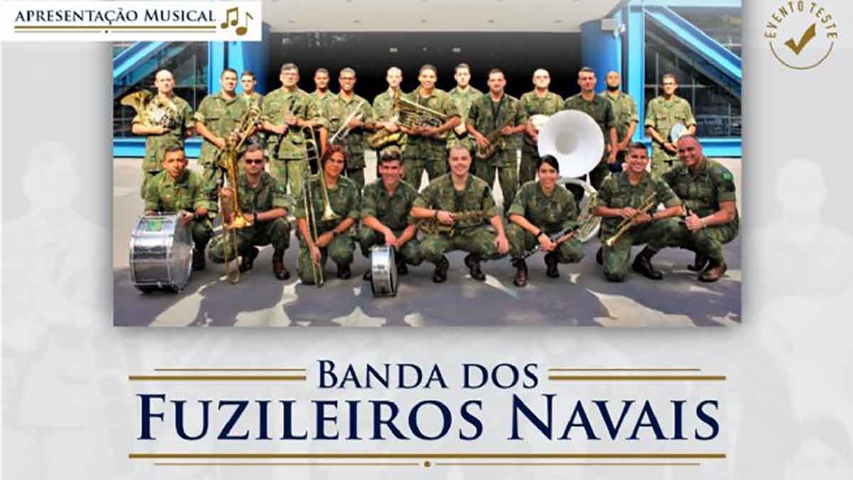 Banda de Fuzileiros Navais volta a se apresentar em Sorocaba