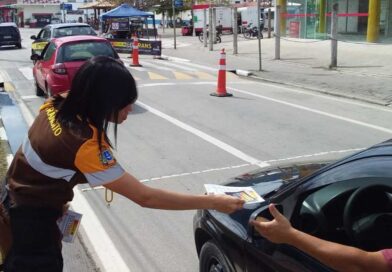 Prefeitura de Ilhabela realiza ações de educação no trânsito durante Maio Amarelo