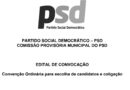 Errata – Edital de Convocação para Convenção PSD Ilhabela