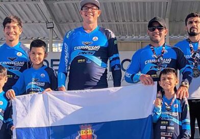 Atletas de Caraguatatuba brilham na abertura do Campeonato Paulista de BMX em Indaiatuba