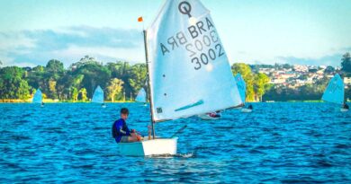 Flotilha Borrachudo conquista pódio na categoria estreante na abertura do Ranking Paulista de Optimist