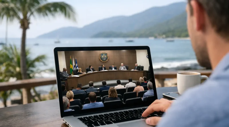 Como acompanhar sessões da Câmara no Litoral Norte