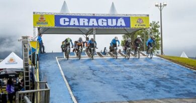 Caraguatatuba conquista três pódios no Paulista de BMX em Americana