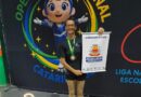 Patinadora de Caraguatatuba conquista dois ouros em torneio internacional