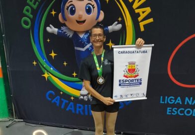 Patinadora de Caraguatatuba conquista dois ouros em torneio internacional