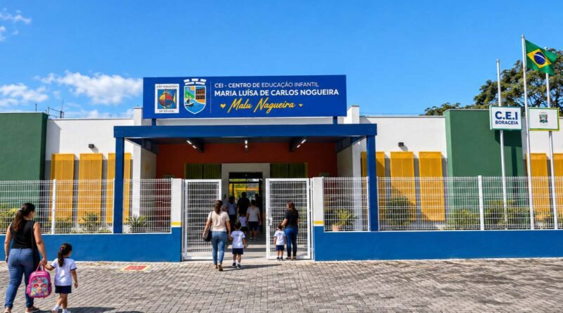 Prefeitura inaugura a primeira creche de Boraceia nesta sexta (9); 120 crianças são beneficiadas