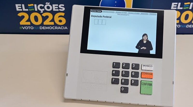 Urnas eletrônicas terão novas funções de acessibilidade nas Eleições 2026